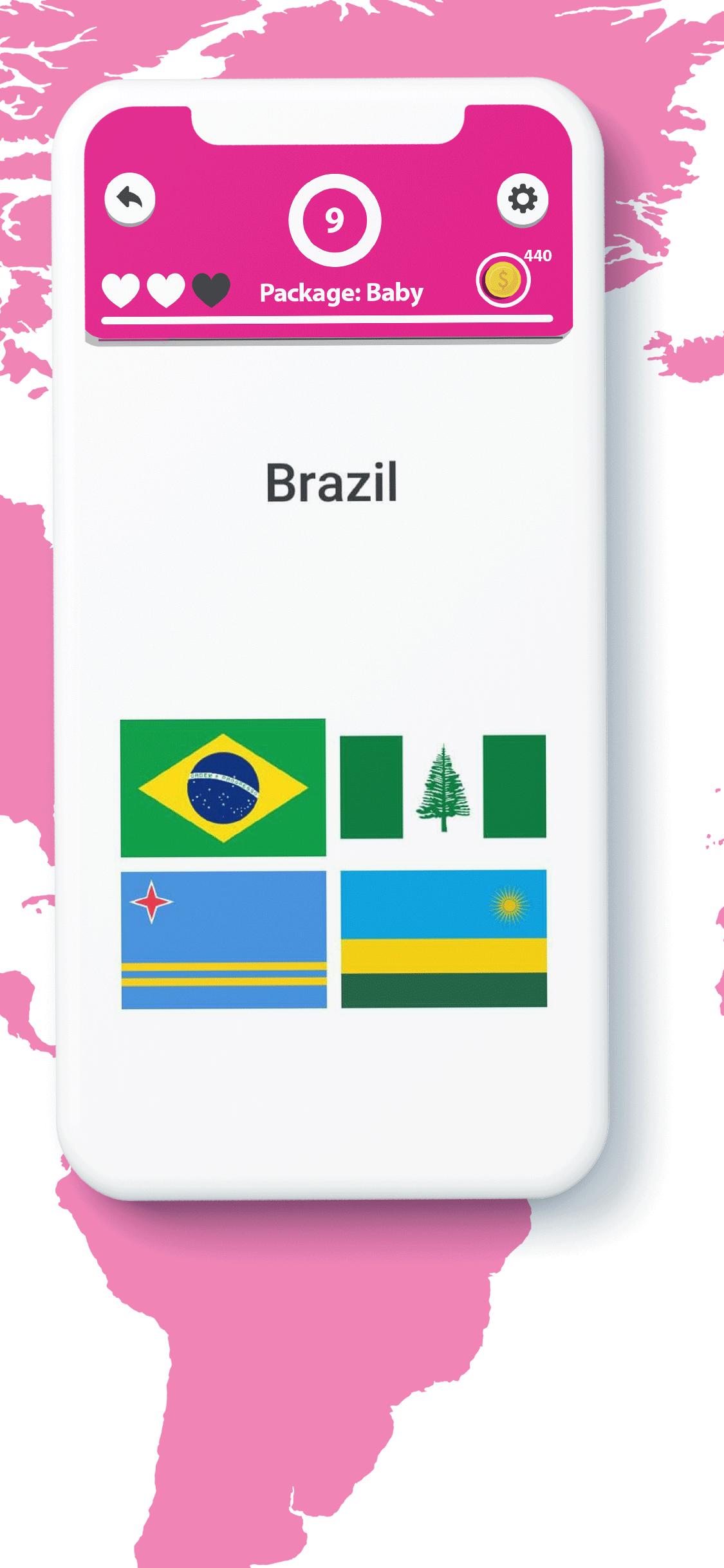 Guess the Flag - World Flags Quiz, Trivia Game 1.17 Screenshot 4