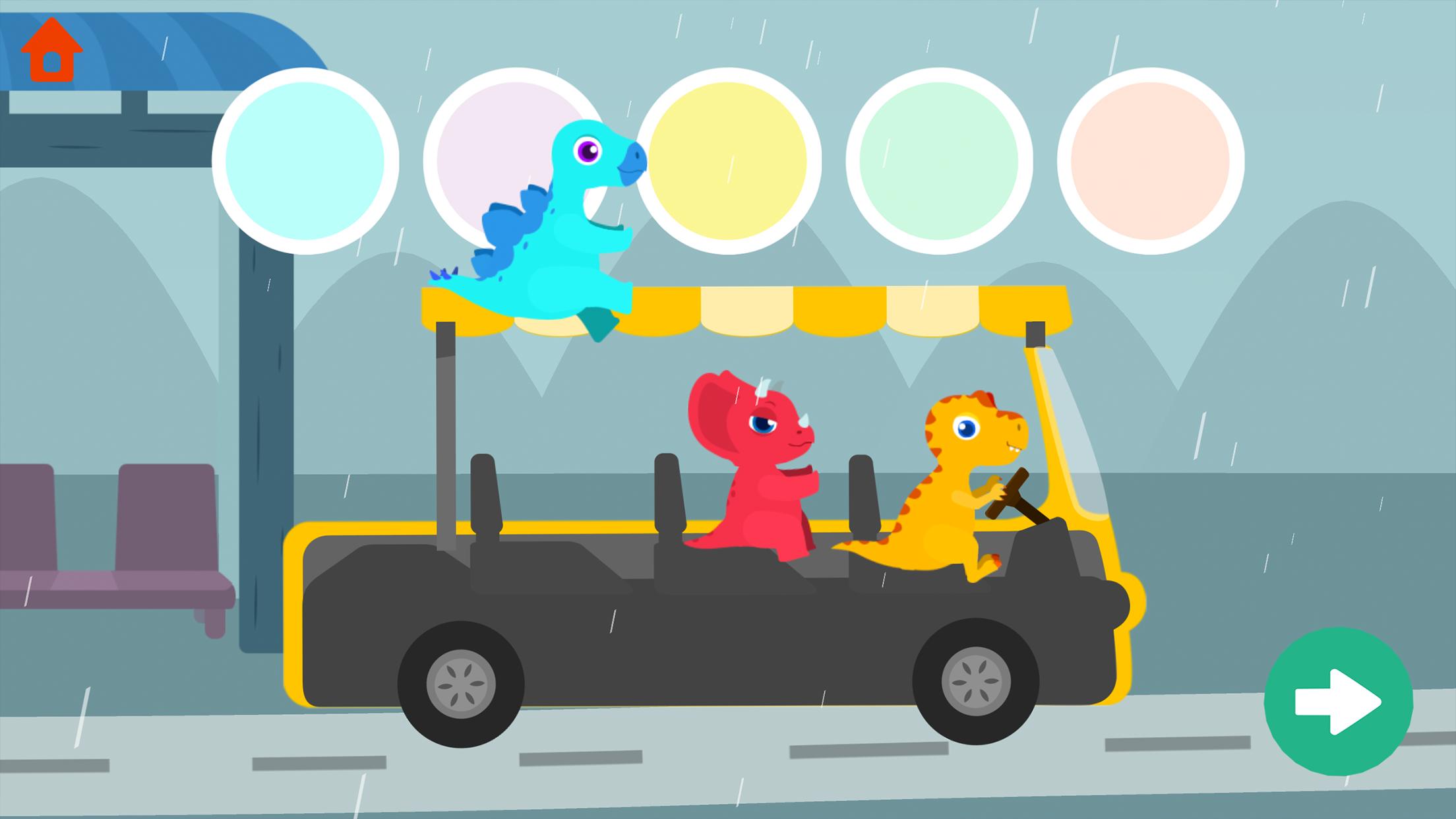 Dinosaur Bus - Create a Car! Games for kids 1.0.7 Screenshot 2