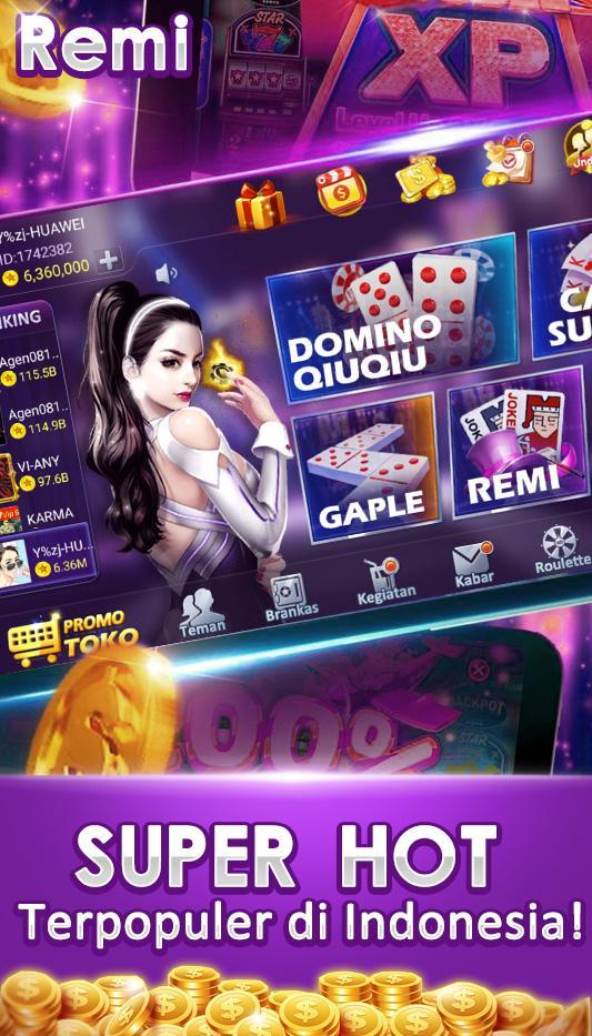 remi joker poker capsa susun Domino qq gaple pulsa 1.4.3 Screenshot 4