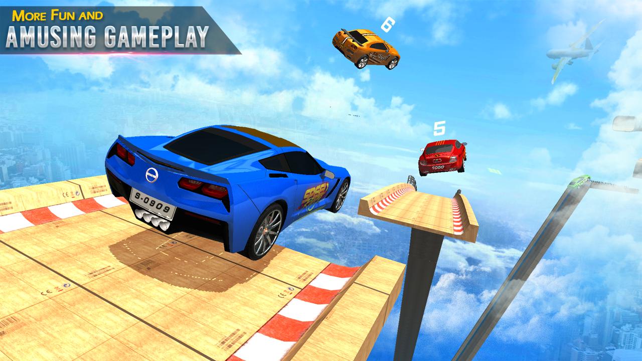 Mega Ramp Race Flying Car Stuntman Ramp Racing 11.3 Screenshot 13