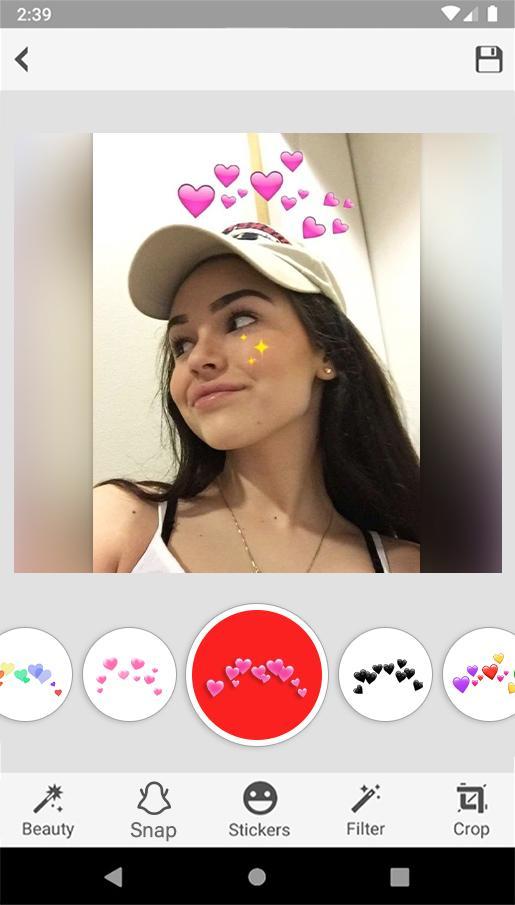 Sweet Snap Face Camera - Live Filter Selfie Edit 1.1 Screenshot 10