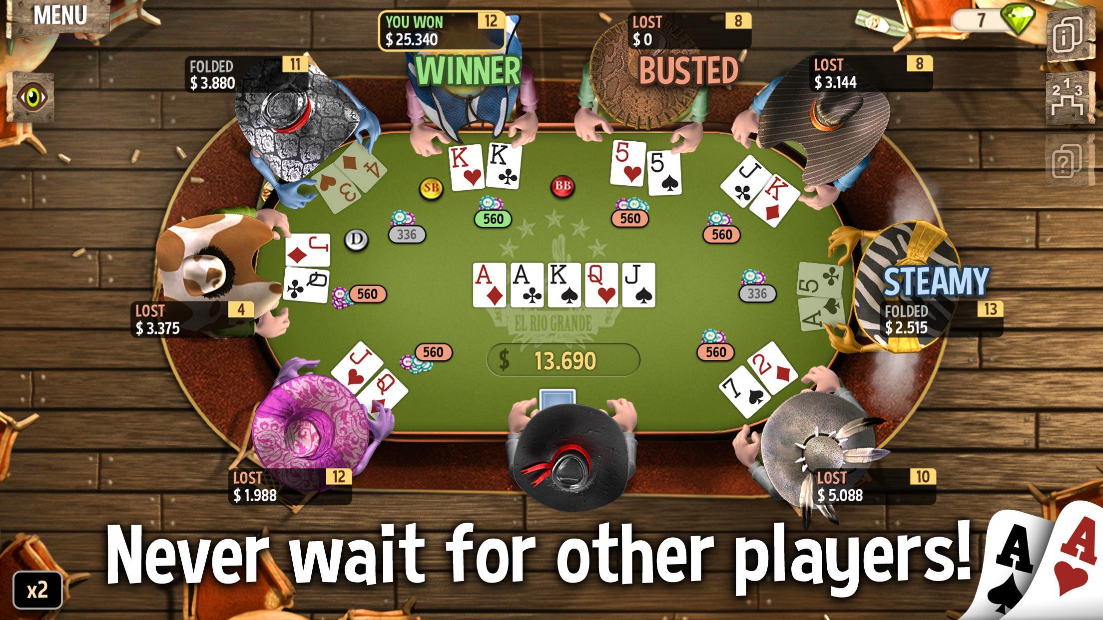 Governor of Poker 2 OFFLINE POKER GAME 3.0.18 Screenshot 12