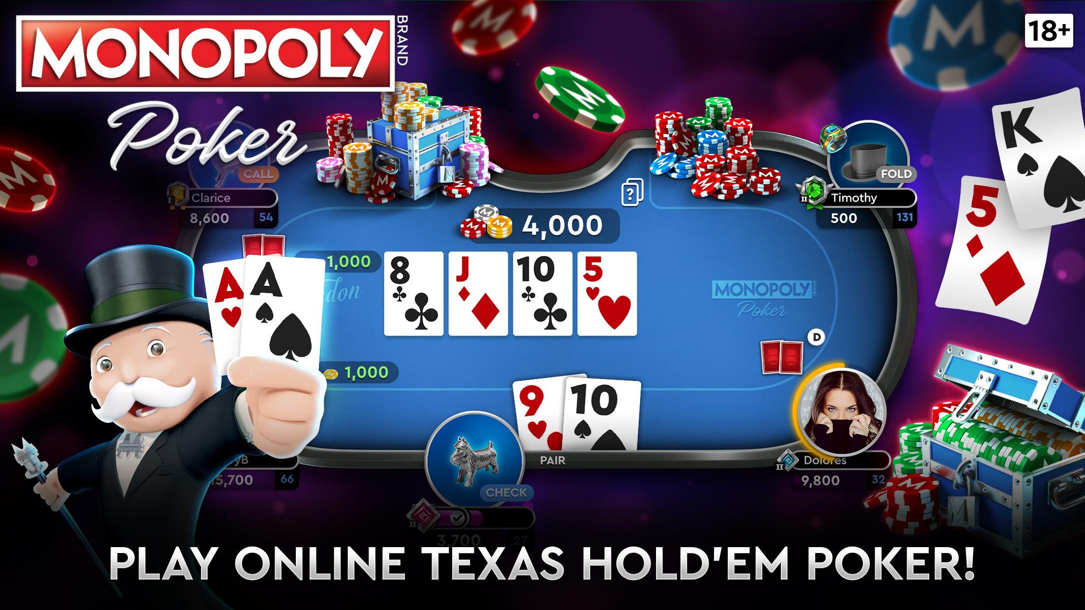MONOPOLY Poker The Official Texas Holdem Online 0.8.6 Screenshot 1