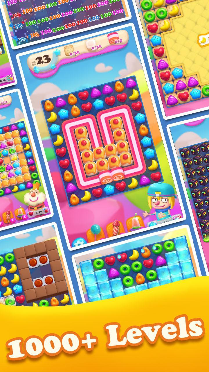 Crazy Candy Bomb Sweet match 3 game 4.5.7 Screenshot 2