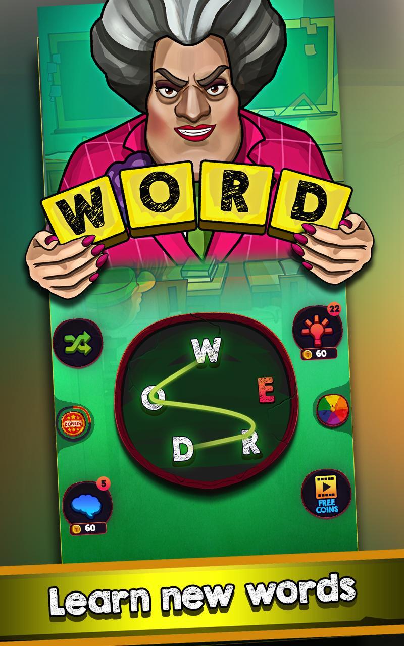 Scary Teacher Addictive Word Game 2.1 Screenshot 6