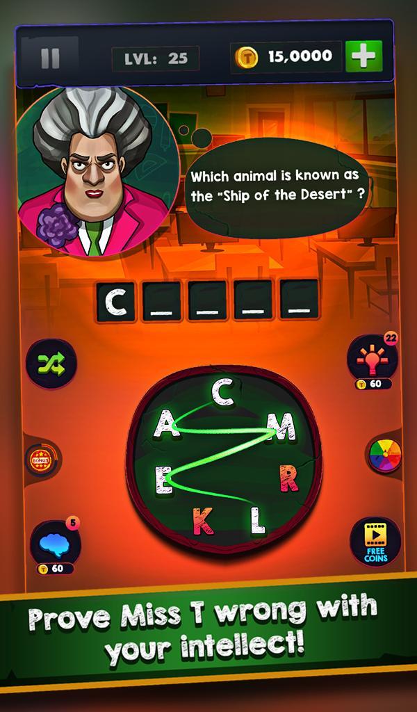 Scary Teacher Addictive Word Game 2.1 Screenshot 13