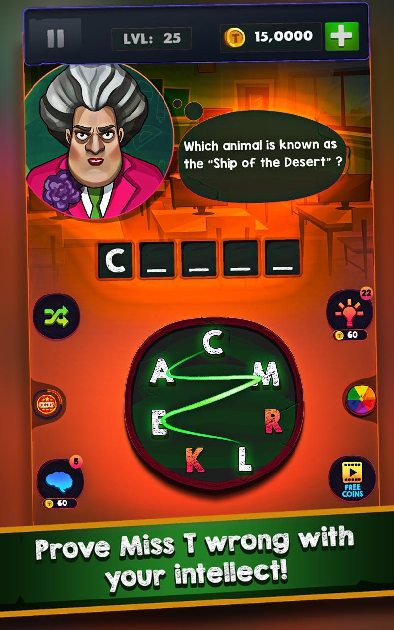 Scary Teacher Addictive Word Game 2.1 Screenshot 8