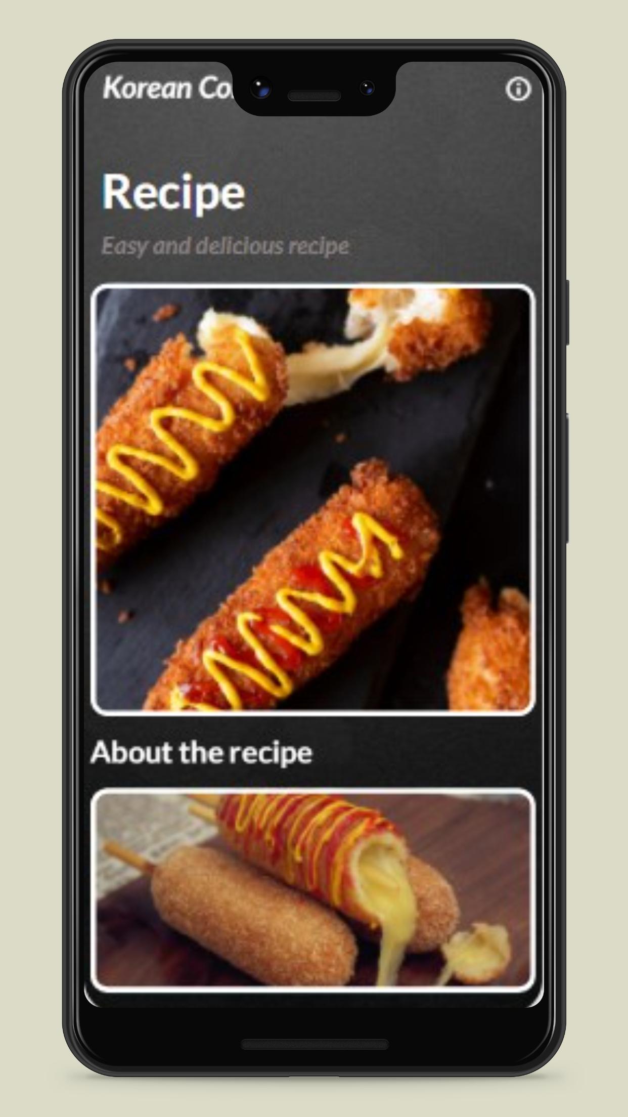 korean corn dog recipe 1.0.0 Screenshot 1