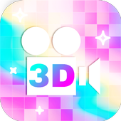 3D Video Editor amp; Free Video Maker app icon