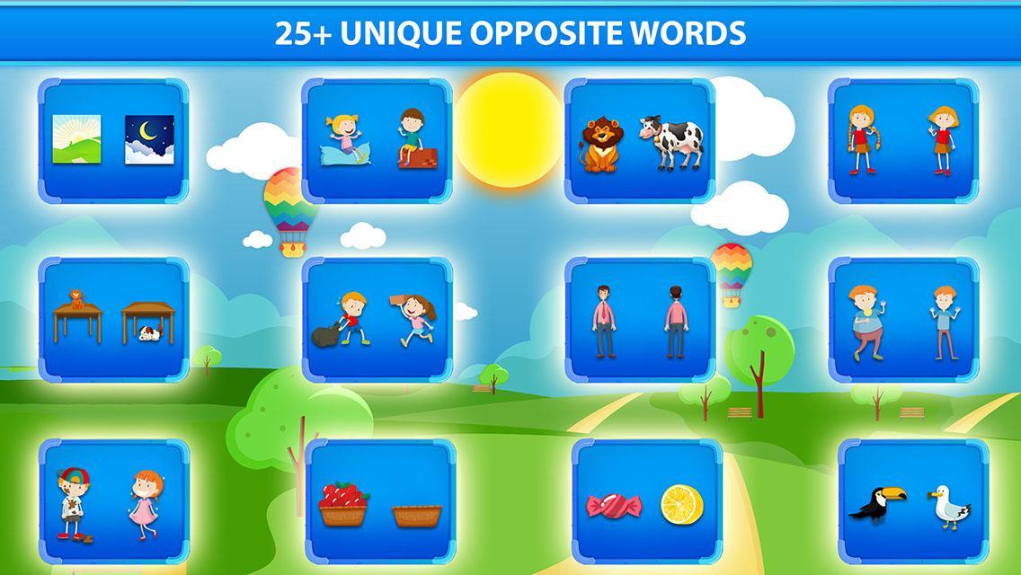 Learn Opposite Words For Kids - Antonyms words 1.8 Screenshot 8