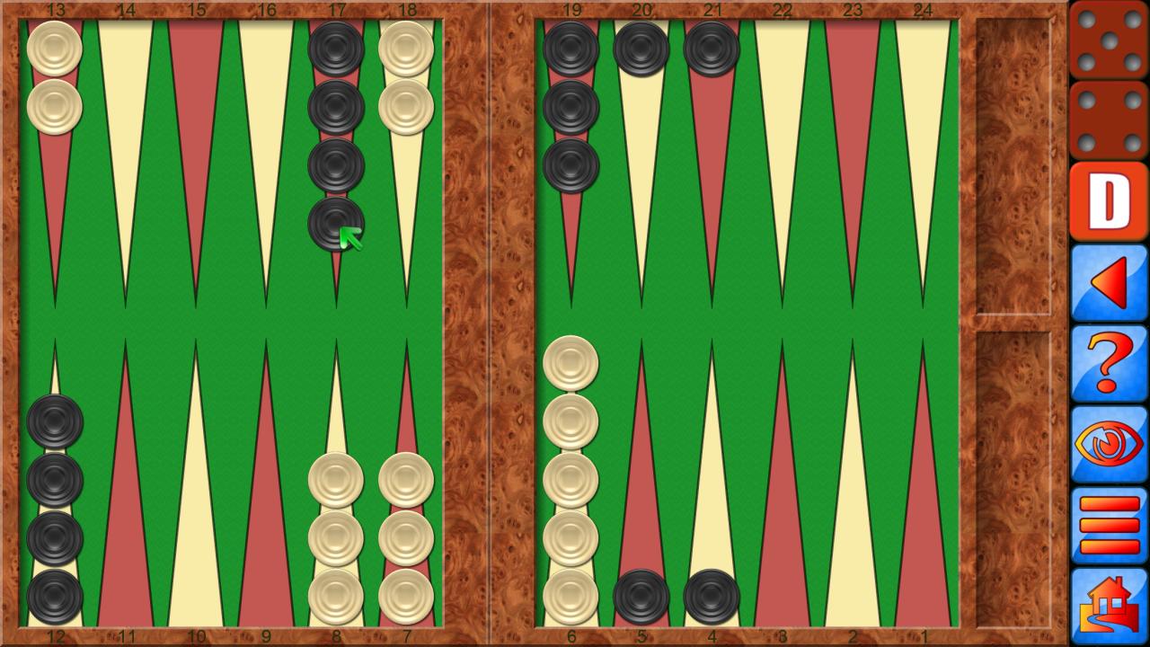 Backgammon V+, online multiplayer backgammon 5.25.64 Screenshot 1