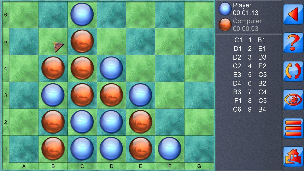 Four In A Line V+, multiplayer 4 in a row game 5.25.67 Screenshot 3