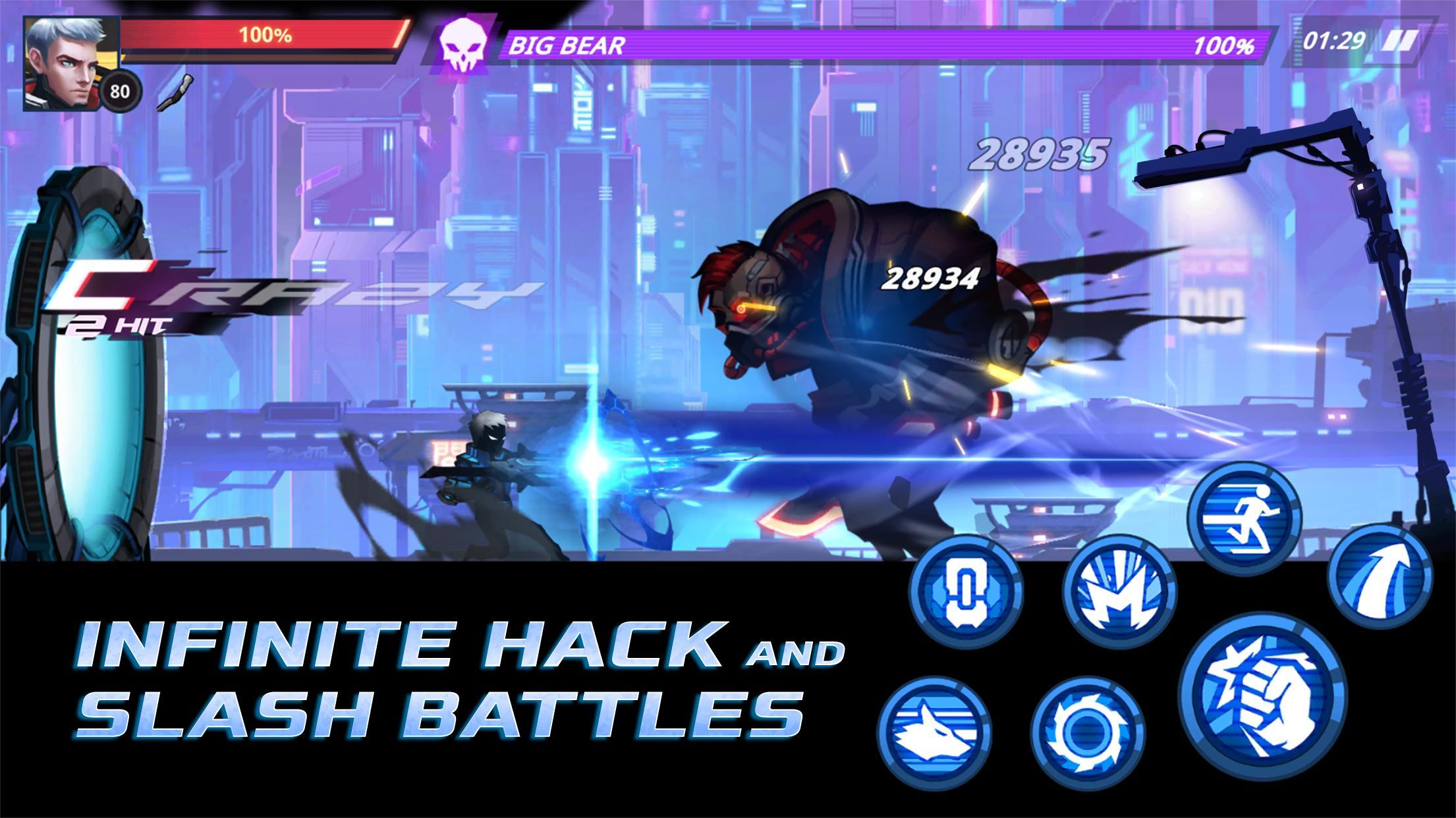 Cyber Fighters Death of the Legend Shadow Hunter 0.6.28 Screenshot 3