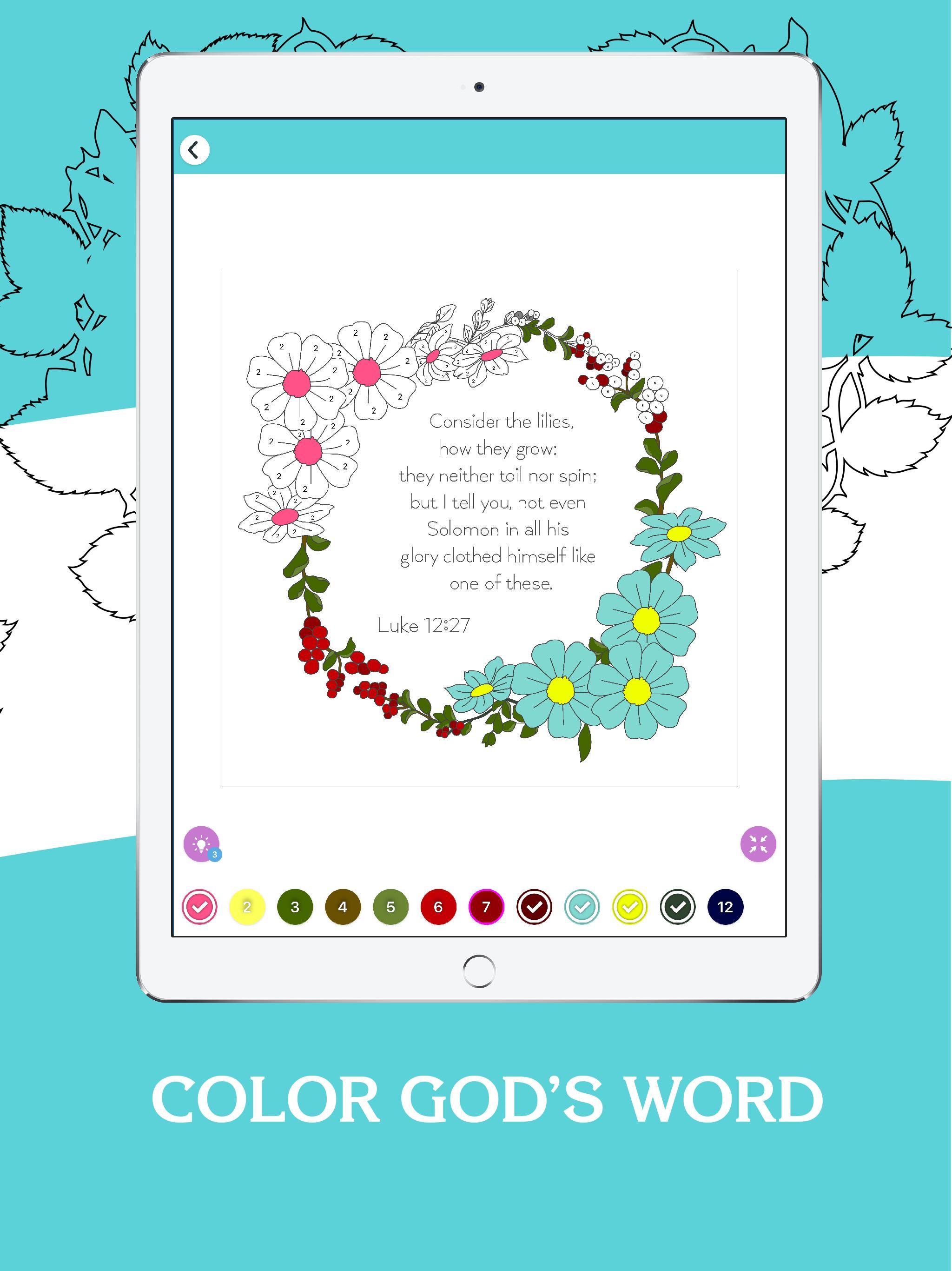 Bible Coloring - Bible Color by Number, Bible Game 17.0 Screenshot 13