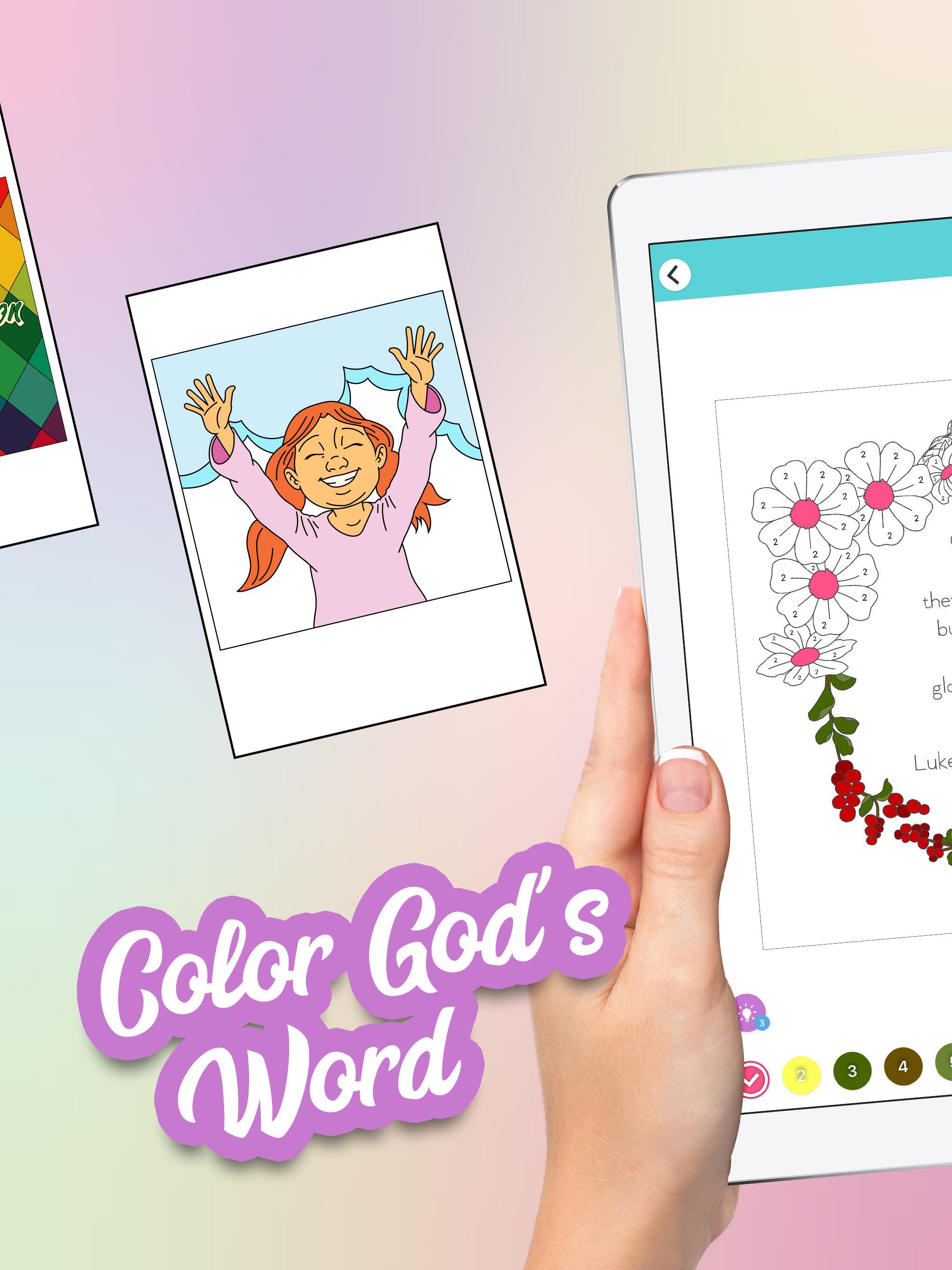 Bible Coloring - Bible Color by Number, Bible Game 17.0 Screenshot 9