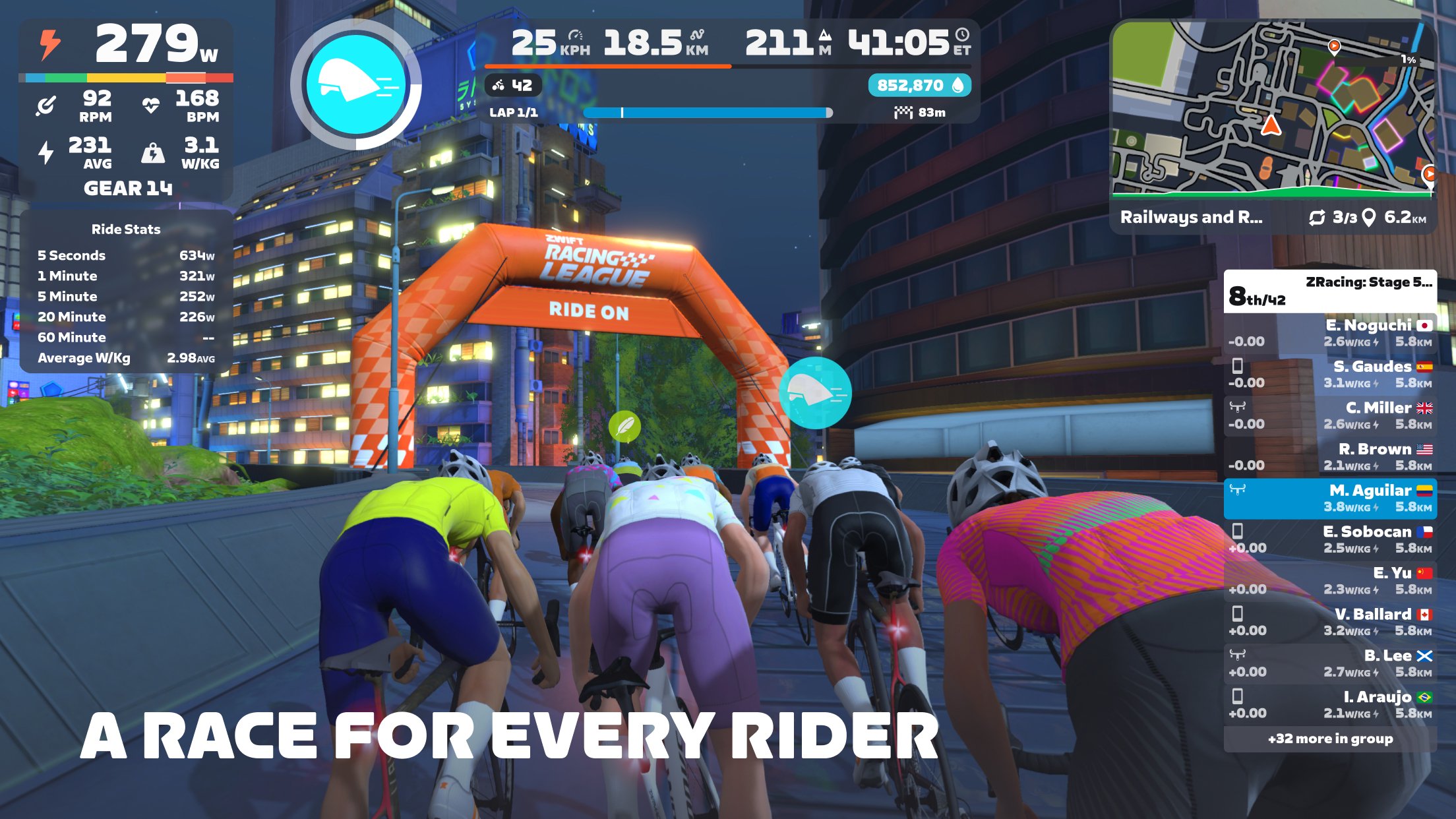 Zwift: Indoor Cycling Fitness 1.119.0 (164079) Screenshot 2