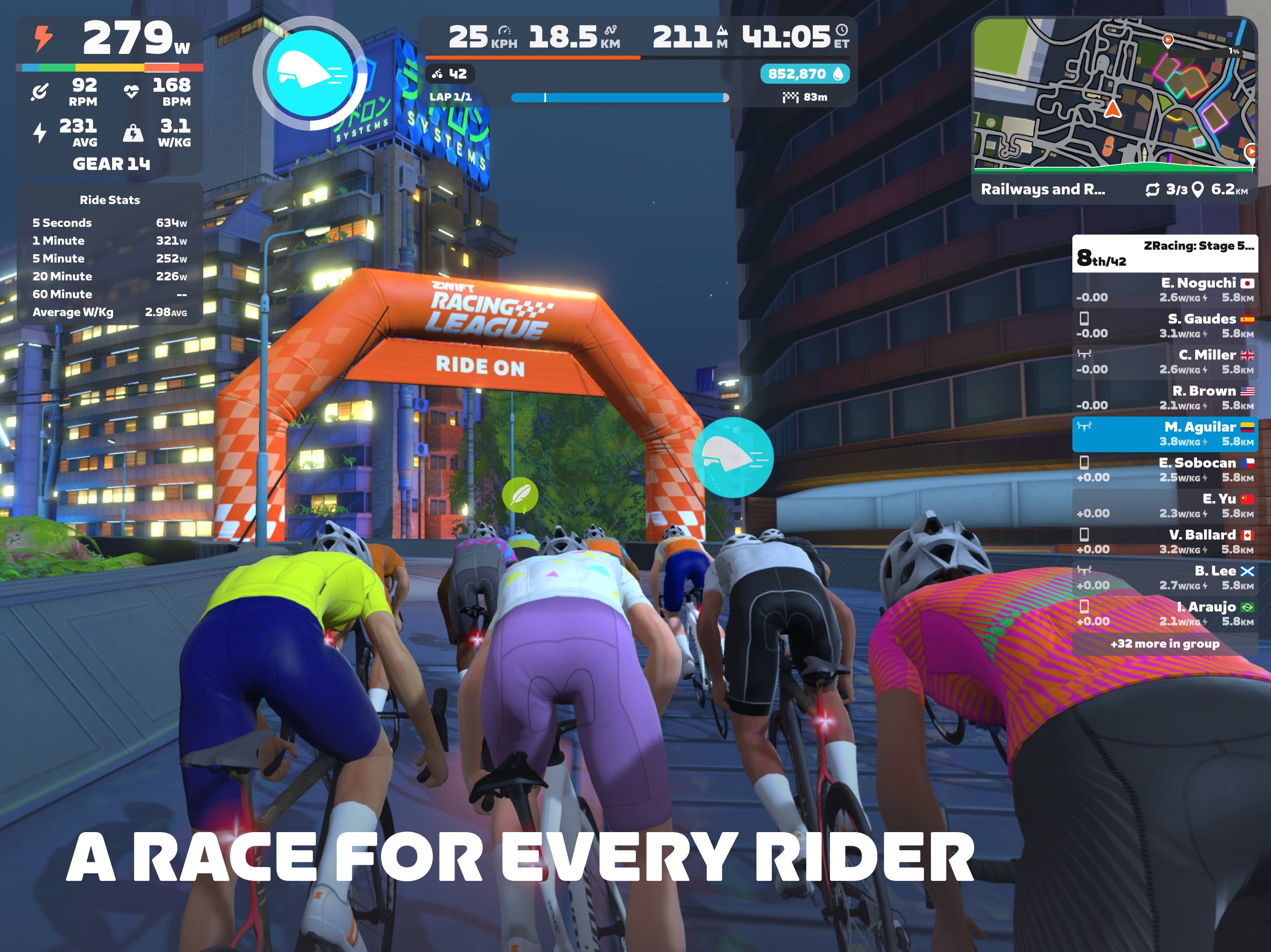 Zwift: Indoor Cycling Fitness 1.119.0 (164079) Screenshot 8