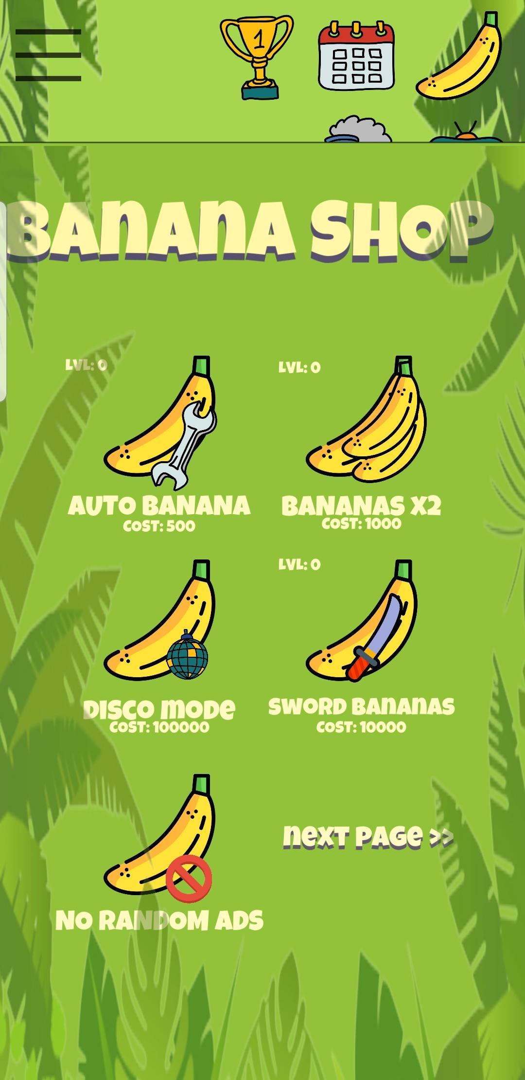 Banana Clicker Clicking Game 0.83 Screenshot 4