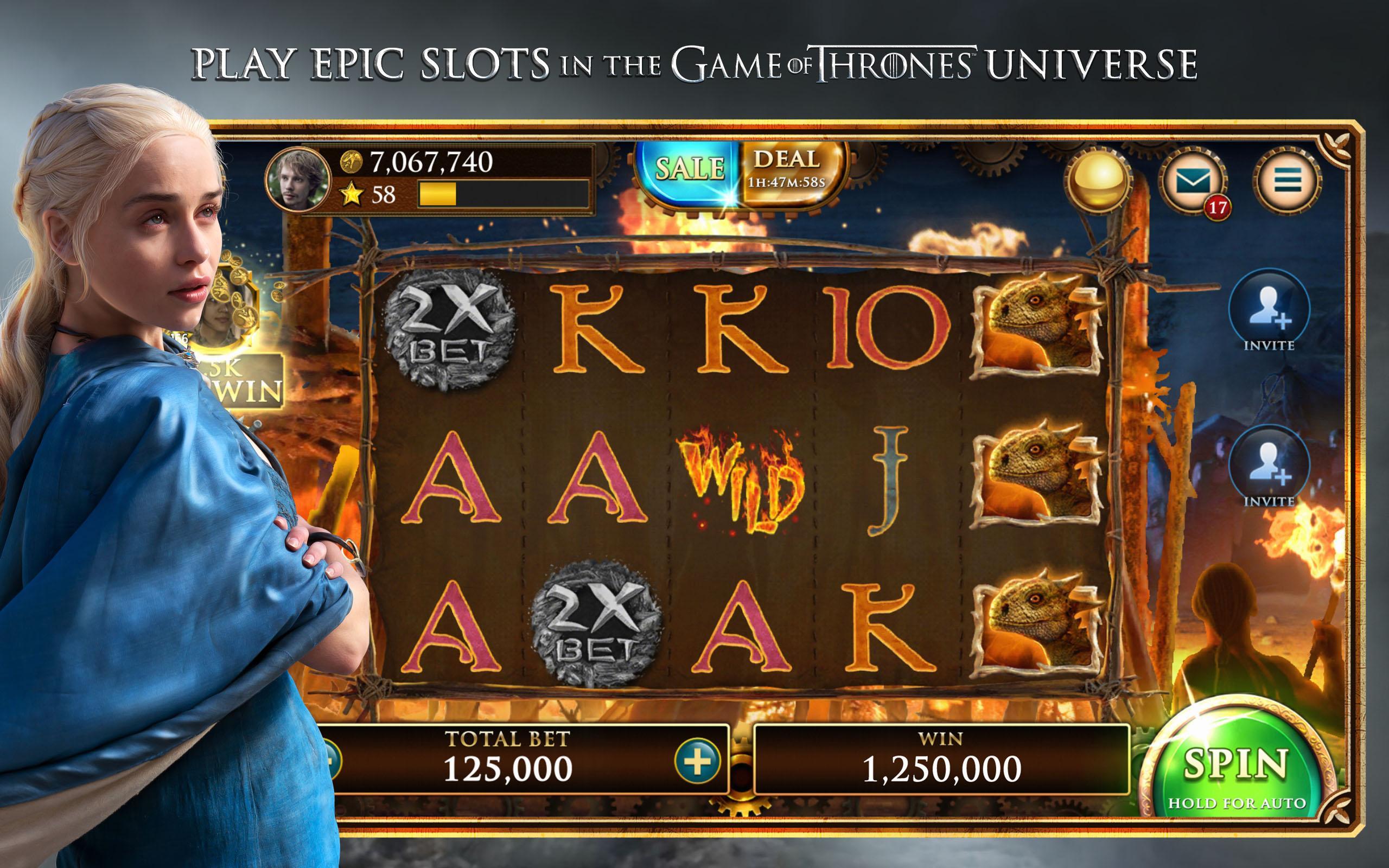 Game of Thrones Slots Casino: Epic Free Slots Game 1.1.1802 Screenshot 1