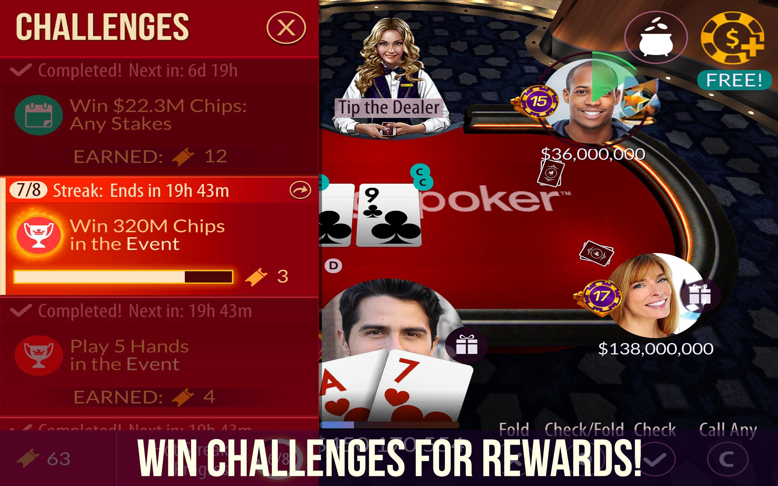 Zynga Poker – Free Texas Holdem Online Card Games 22.06 Screenshot 13