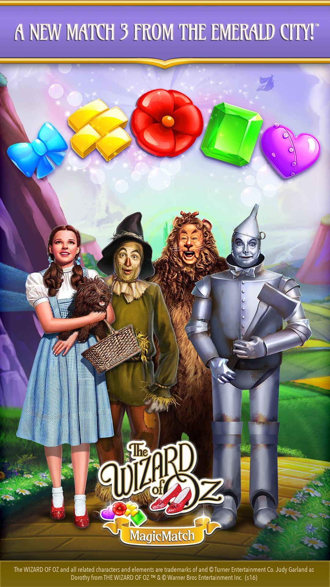 The Wizard of Oz Magic Match 3 Puzzles & Games screenshot