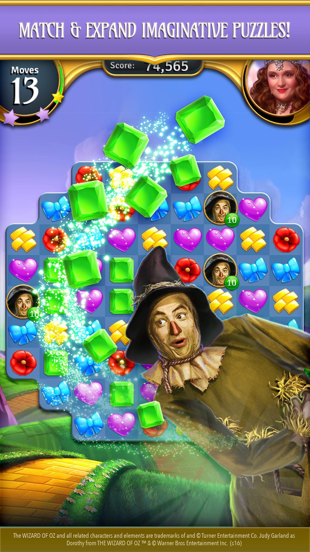 The Wizard of Oz Magic Match 3 Puzzles & Games 1.0.4609 Screenshot 4
