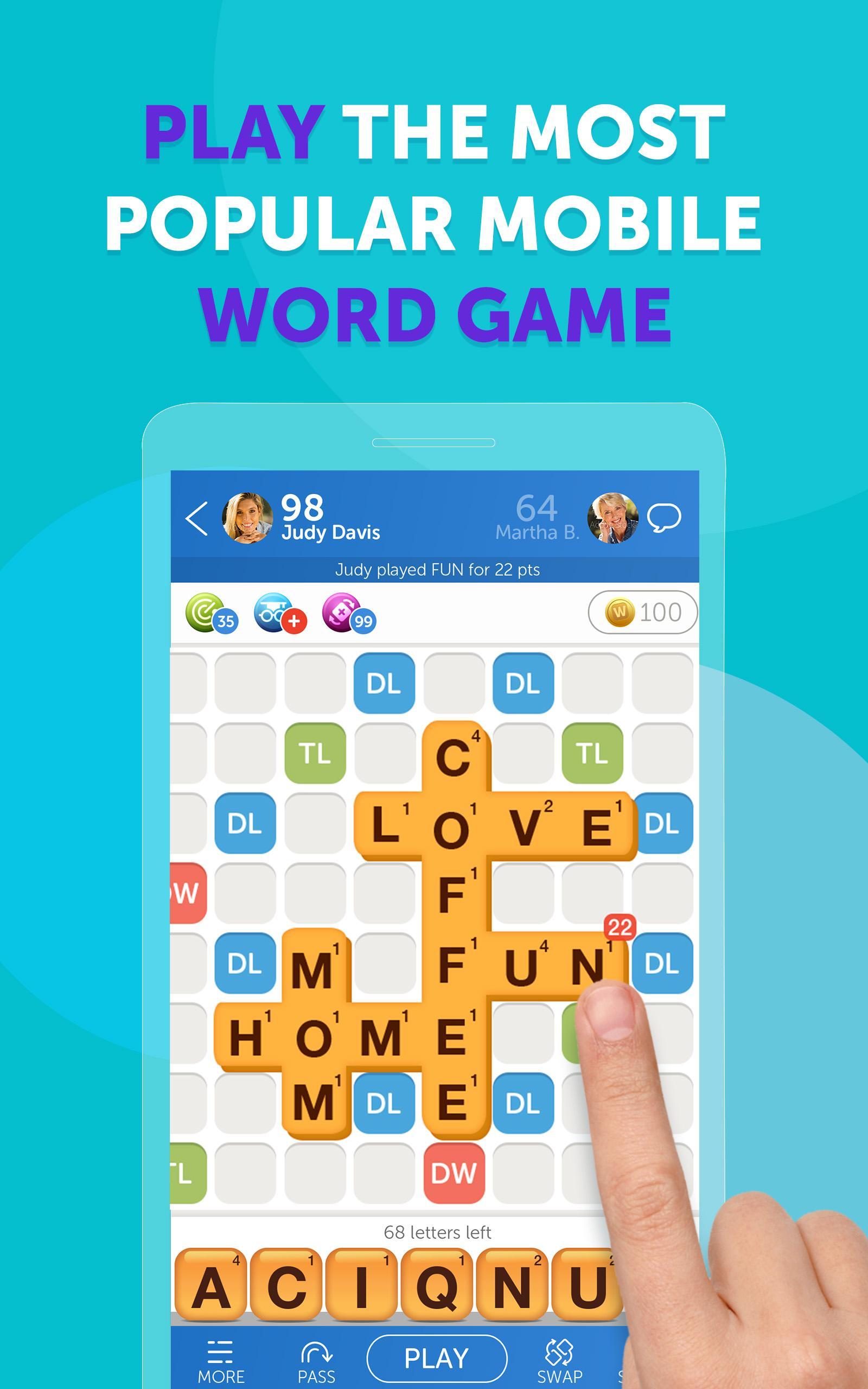 Words with Friends: Play Fun Word Puzzle Games 15.920 Screenshot 1