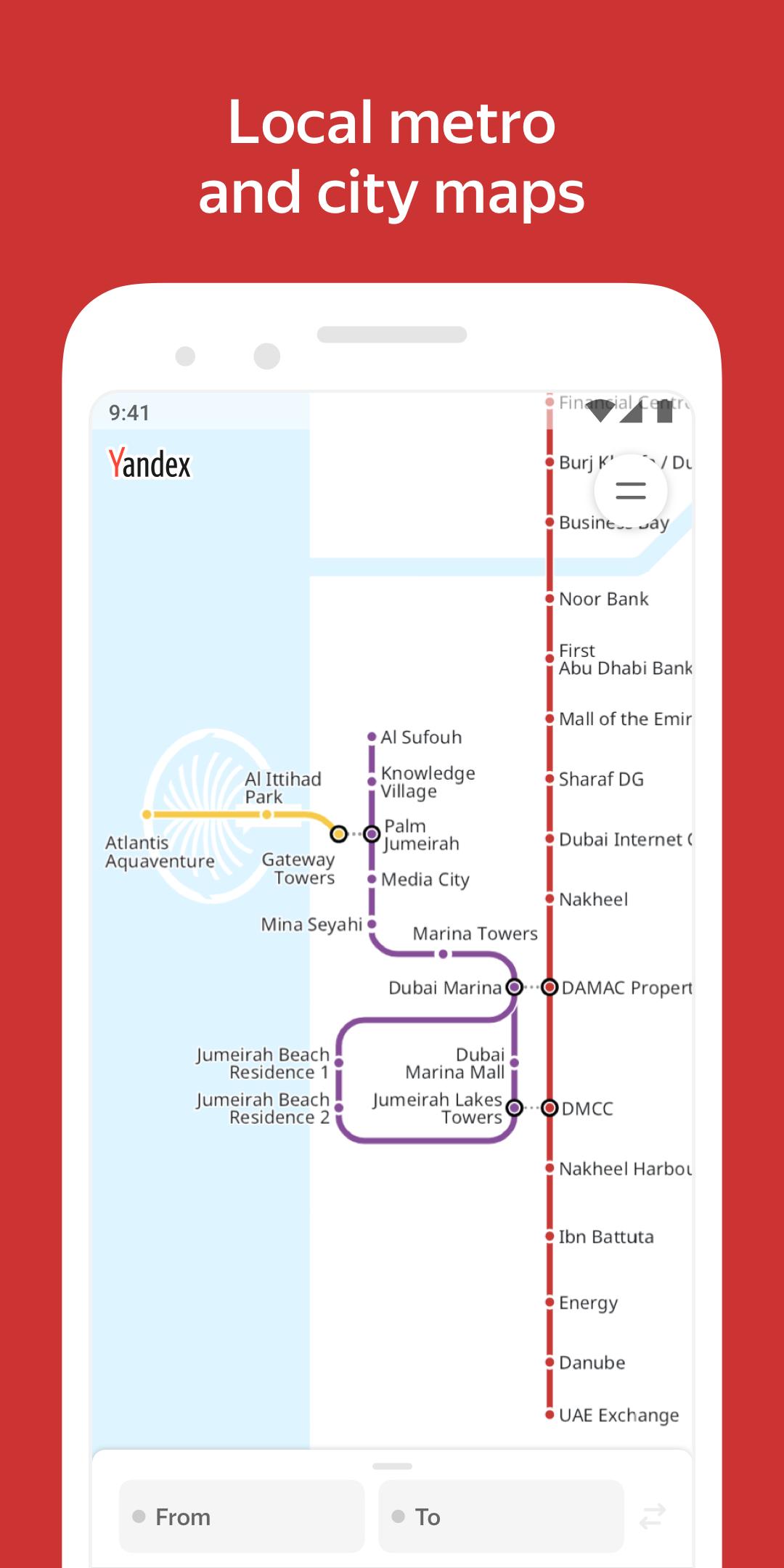 Yandex.Metro — detailed metro maps and route times 3.5.3 Screenshot 6