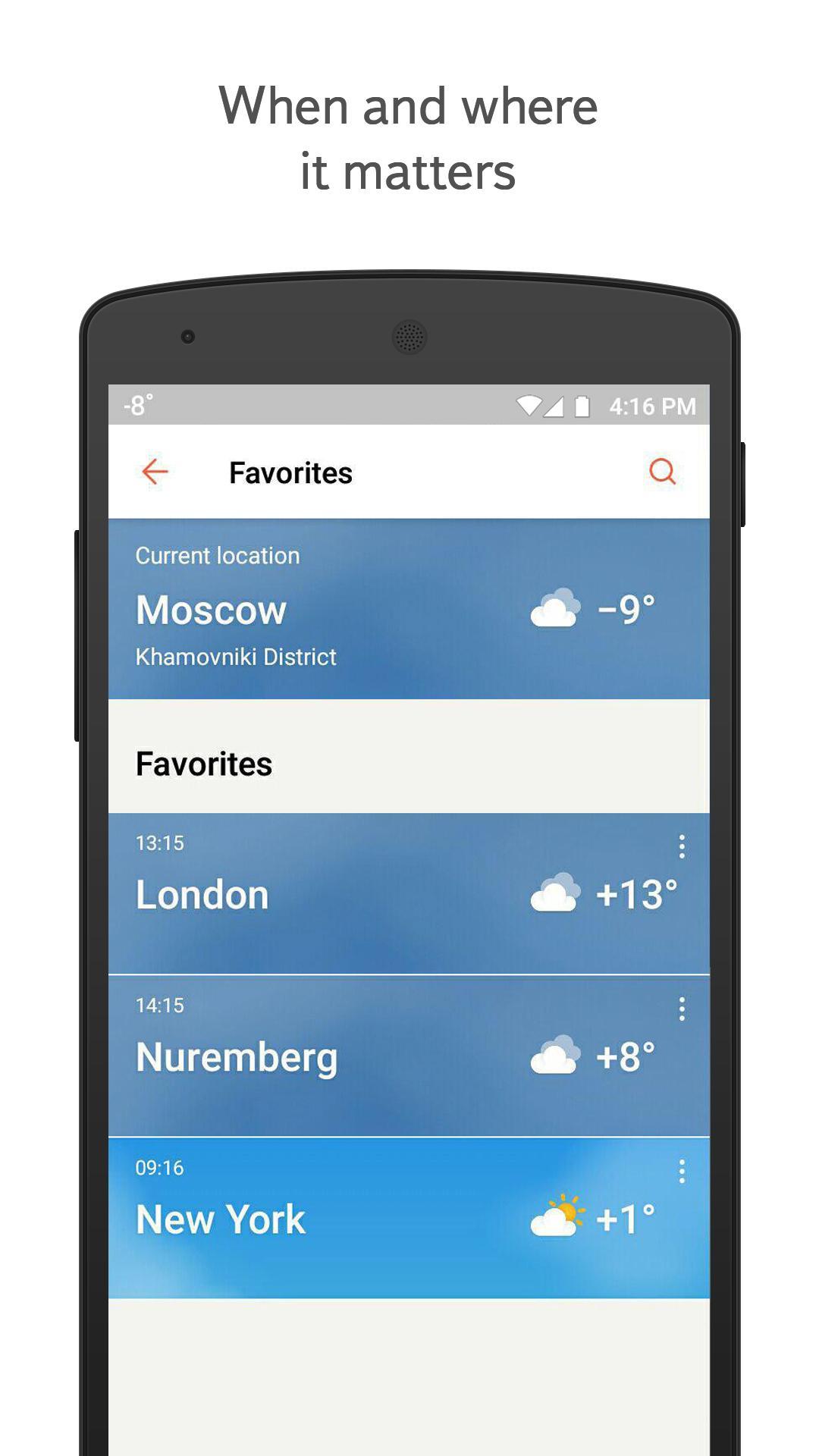 Yandex.Weather 6.5.11 Screenshot 2