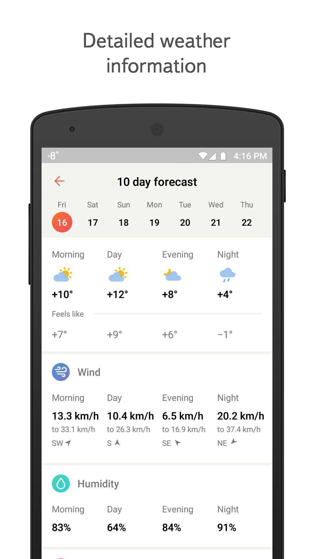 Yandex.Weather 6.5.11 Screenshot 3