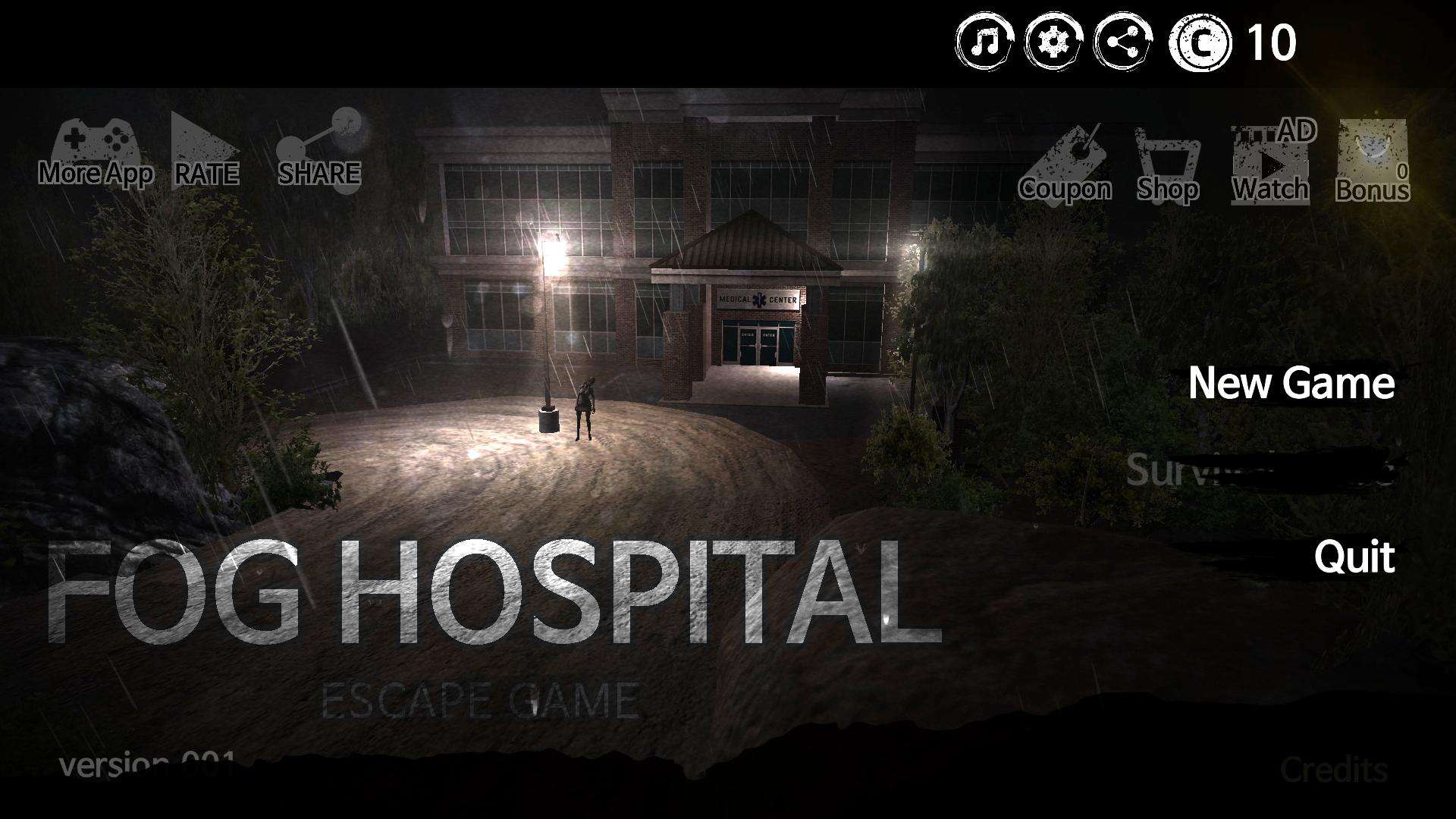 Fog Hospital (Escape game) 0.329 Screenshot 1